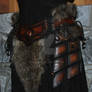 leather armor belt assy