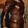 women leather armor armure cuir femme