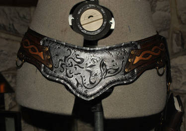 leather hip belt