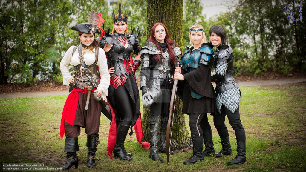 Larping  women armors