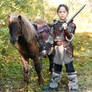 kid leather armor viking