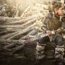 kid leather armor viking/celtic
