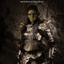 orc female leather armor cosplay LARP