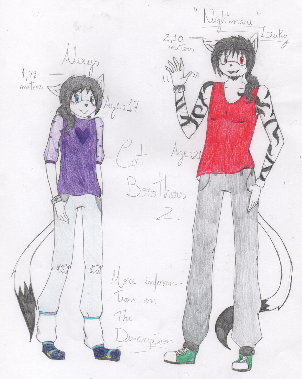 Alexy and Nightmare Luky design