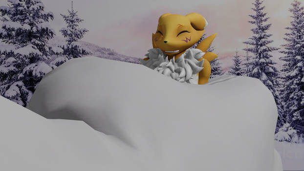 Master Hand Squeezes Renamon (2)