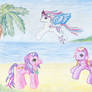 Ponies on the Beach