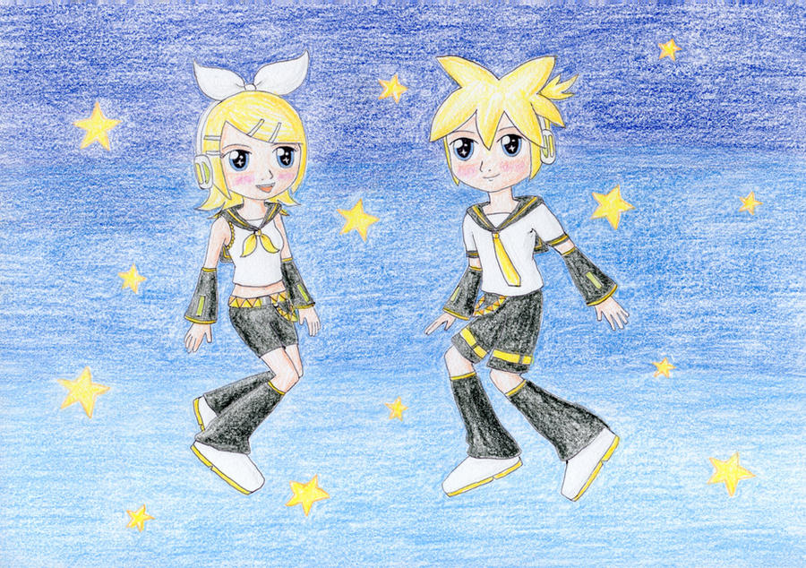 Chibi Rin and Len