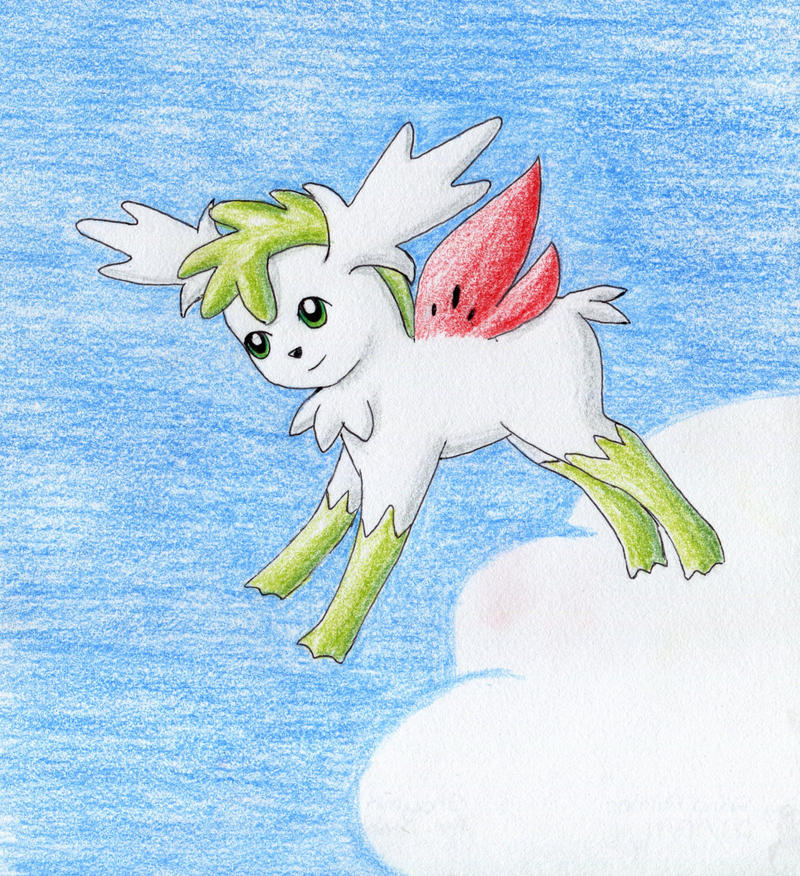 Shaymin Sky Form By NormaLeeInsane On DeviantArt