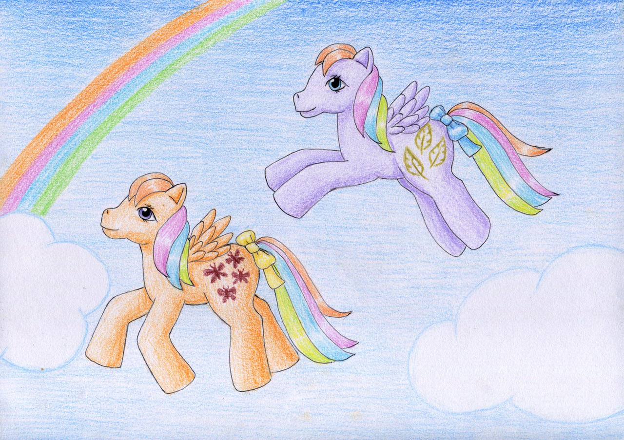 Flutterbye and Tickle by NormaLeeInsane on DeviantArt