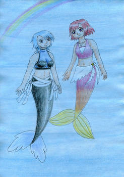 Mermaids Aqua and Kairi