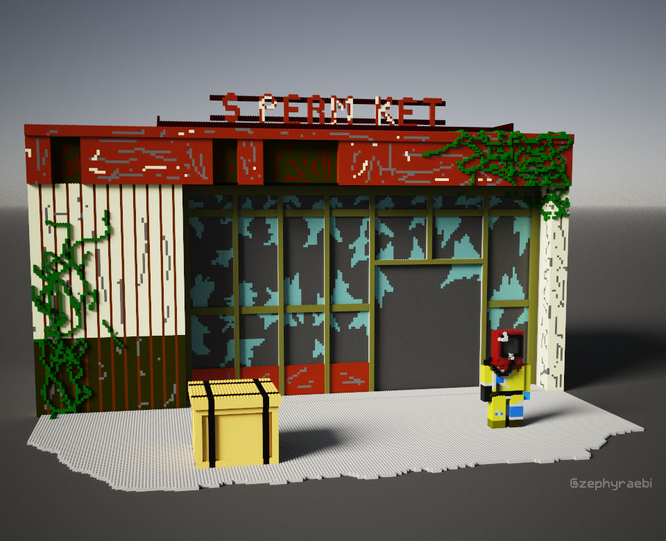 Pixelate Rust Rust voxelart by Zephyraebi on DeviantArt