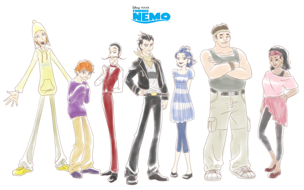 Finding Nemo Human Deviantart Finding Nemo Gill Human Disney: 25 Best Quotes From Finding Nemo