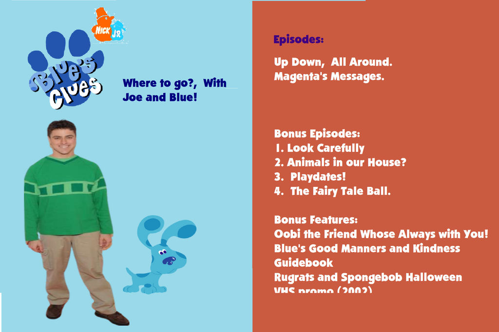 Blue's Clues Fanmade DVD Cover #4 by BluesCluesFanatic21 on DeviantArt