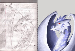 White Dragon Before and After WIP