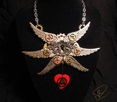 Seal of the Seraphim Steampunk Necklace