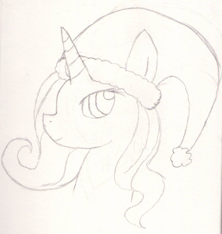 Rarity's Santa Hat by fluttershysshadow on DeviantArt
