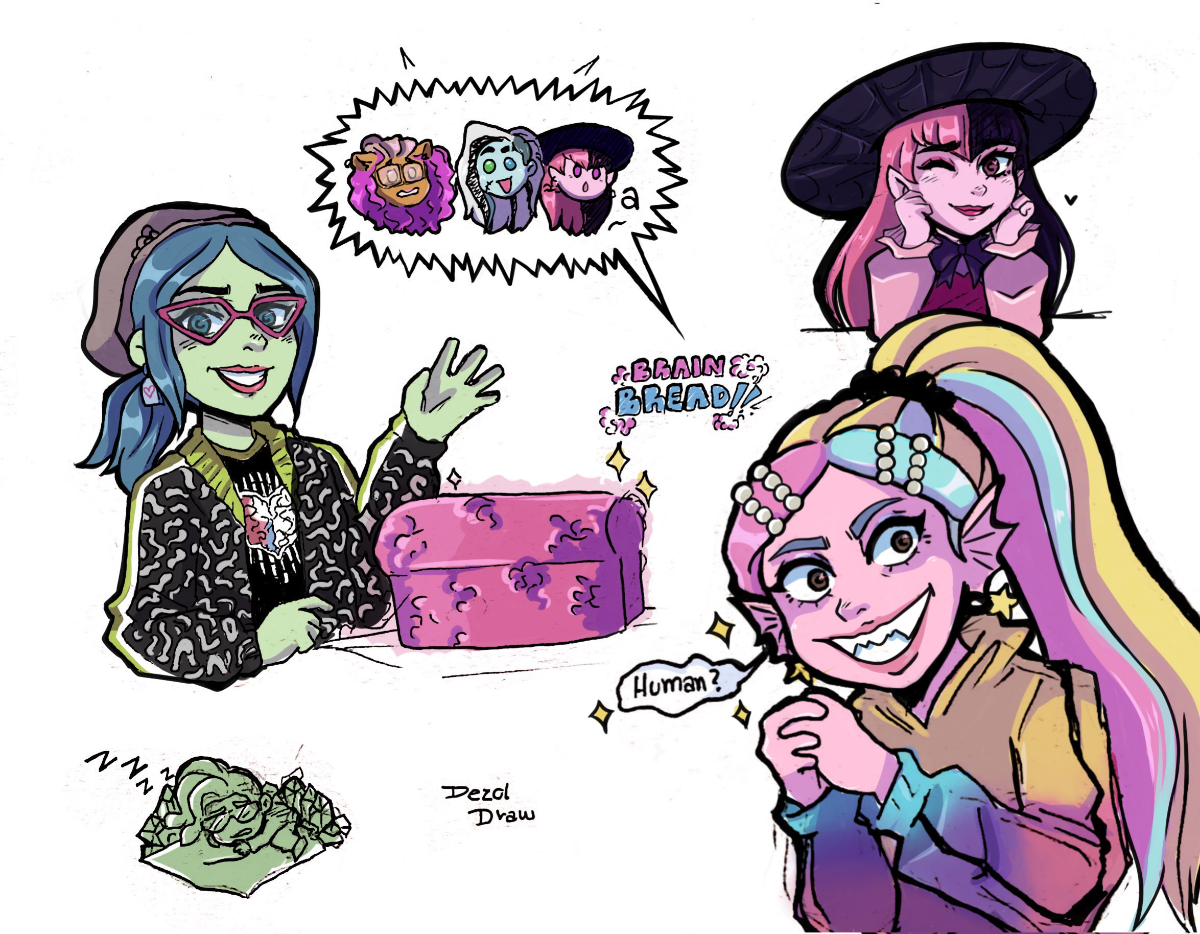 Monster high G3 Draw Dibujo by DezolDraw3 on DeviantArt
