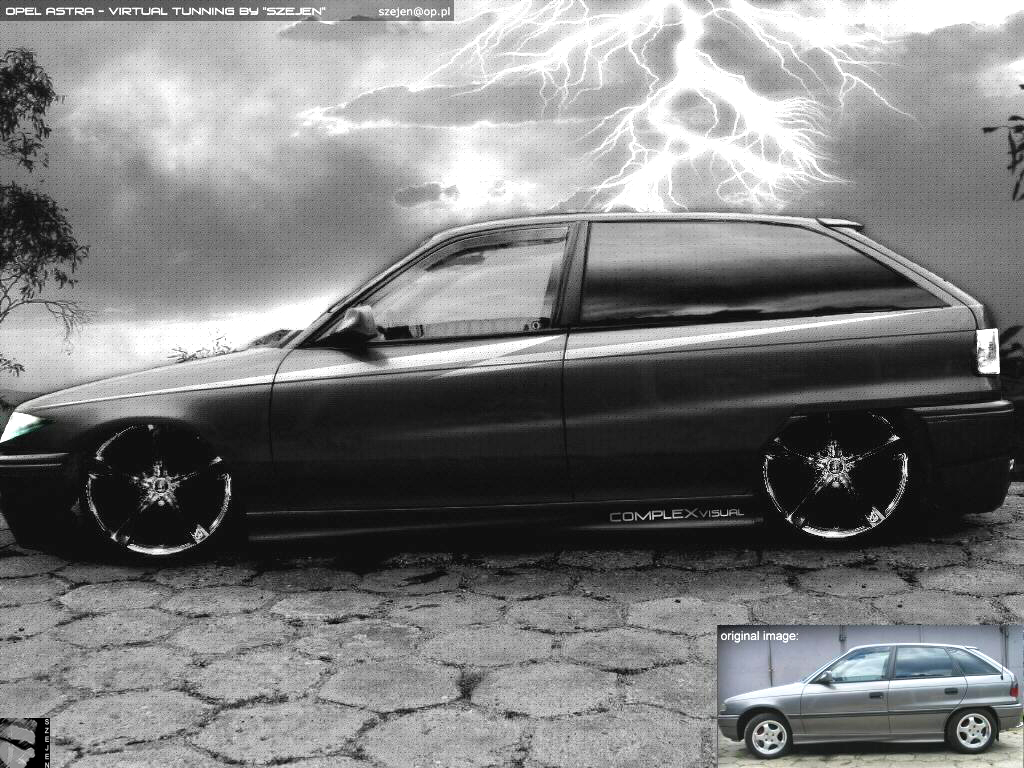 Opel Astra virtual tunning