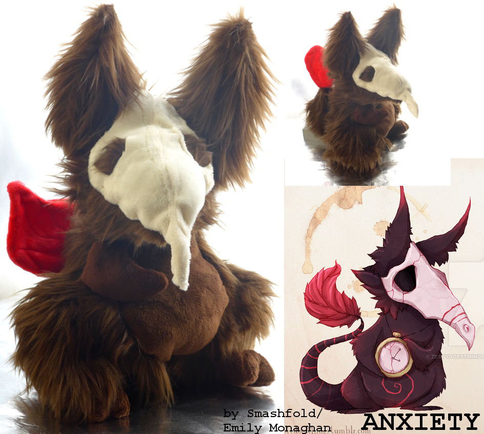 Anxiety: the Real Monster plushie! (WAITLIST OPEN)