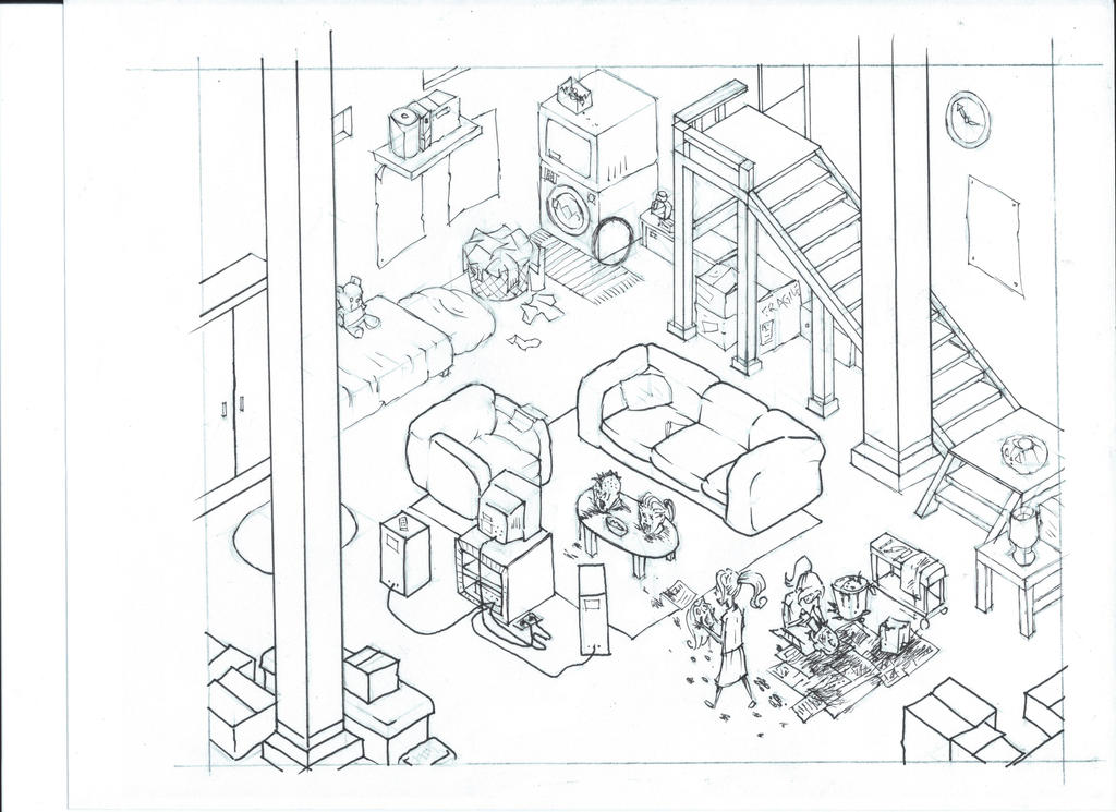 Basment Exploded Isometric Isometric Basement by MrRevenge on DeviantArt