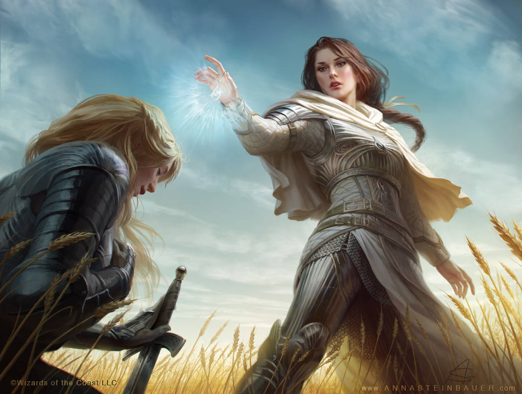 MtG Anointer of Champions by depingo