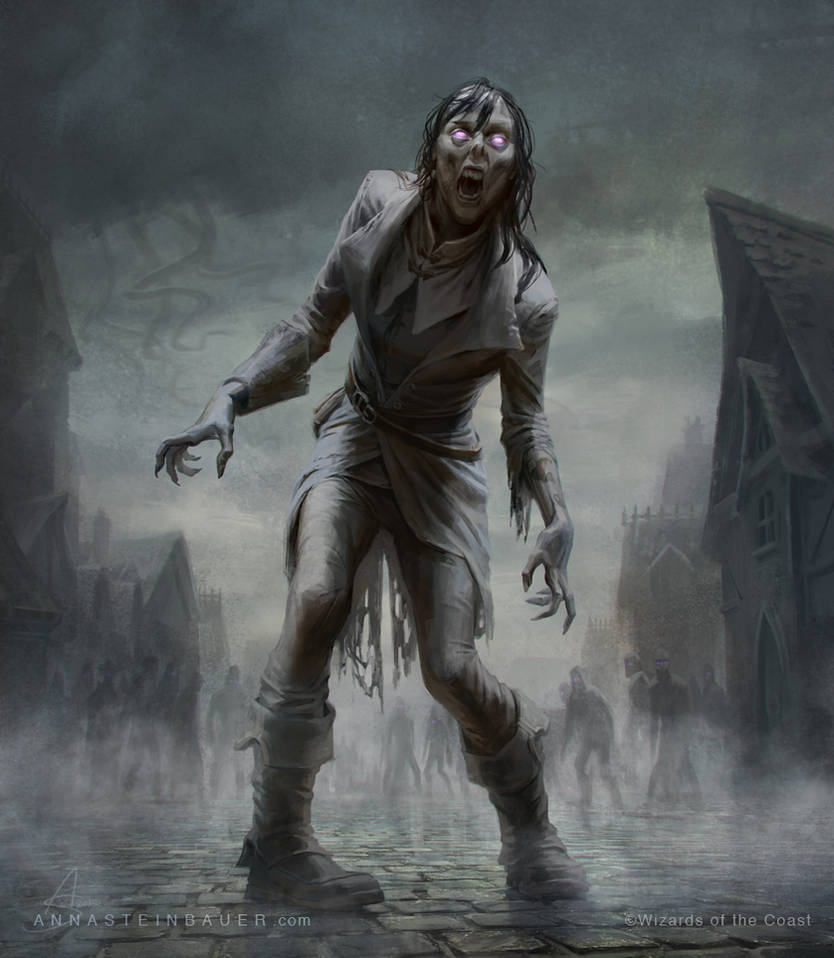 MtG Zombie Token by depingo