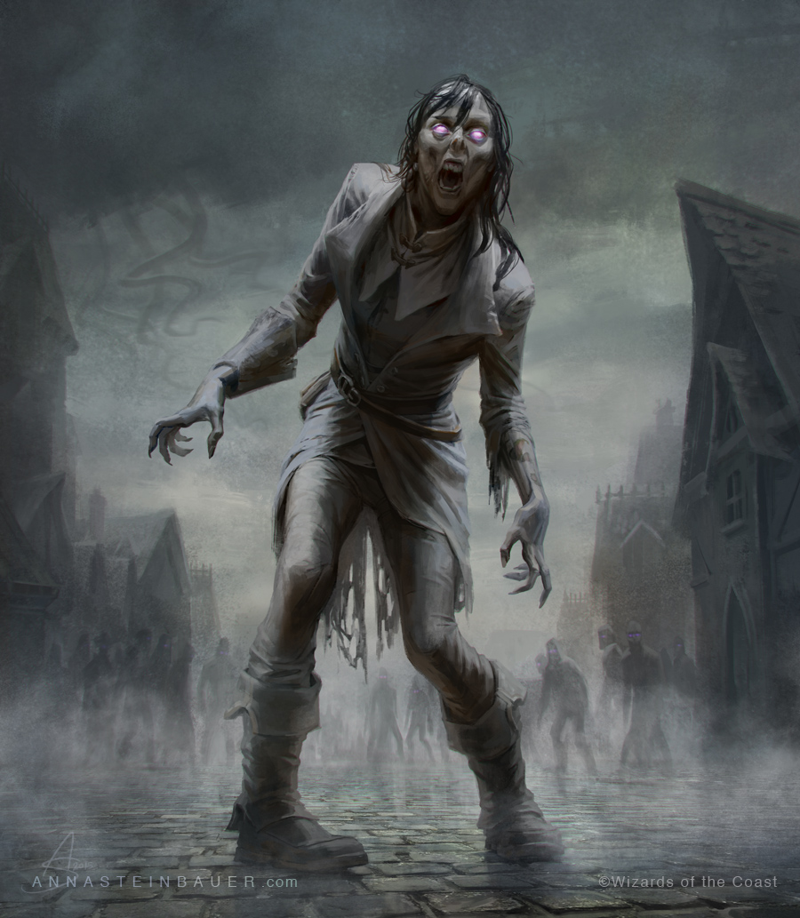 MtG Zombie Token by depingo