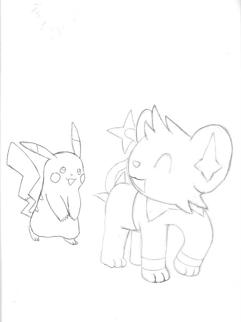 Shinx Pmd PMD Shinx and Pika by unownzone on DeviantArt