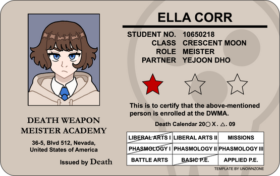 DWMA Student ID: Ella