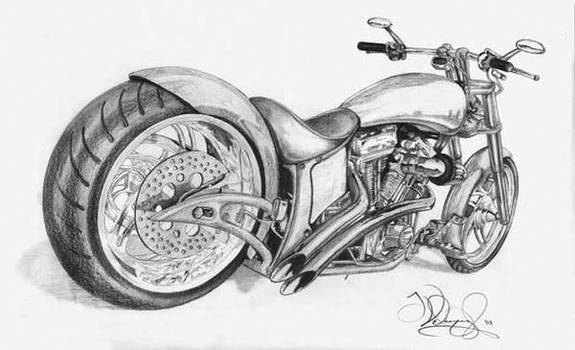 chopper drawing