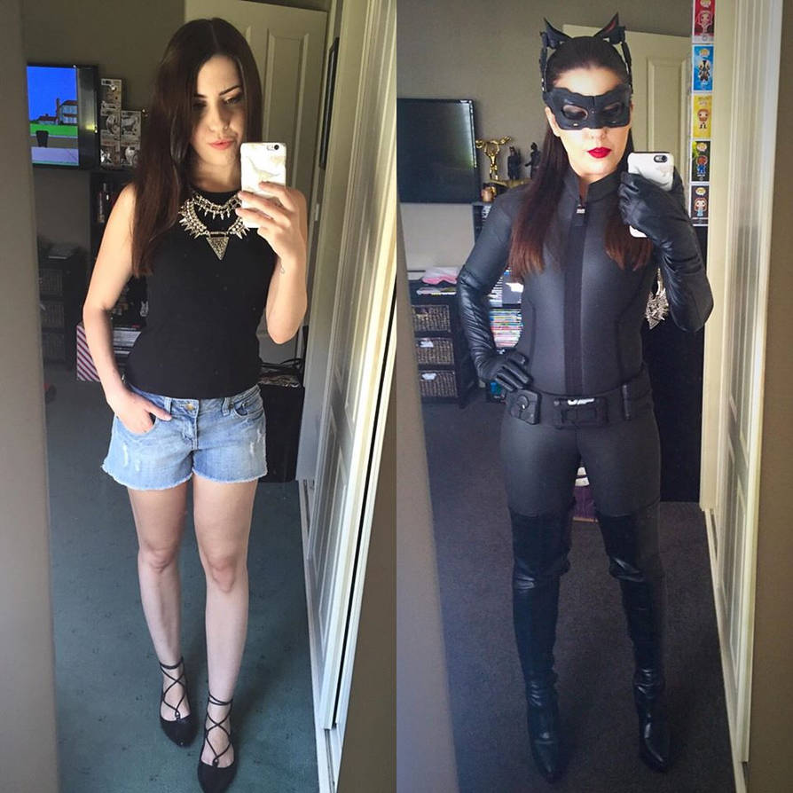 TDKR Catwoman Cosplay Transformation by Staceyleeh on 