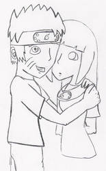 Naruhina hugging