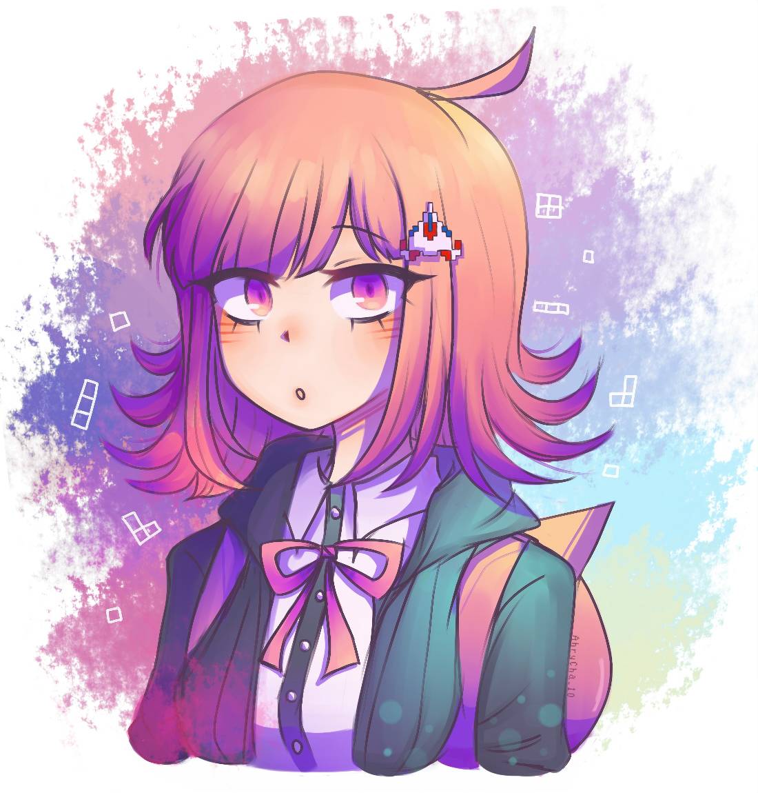 Sad Chiaki Nanami Fanart - Xkill Wallpaper