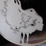 Memento Mori lampshade 2 -WIP-