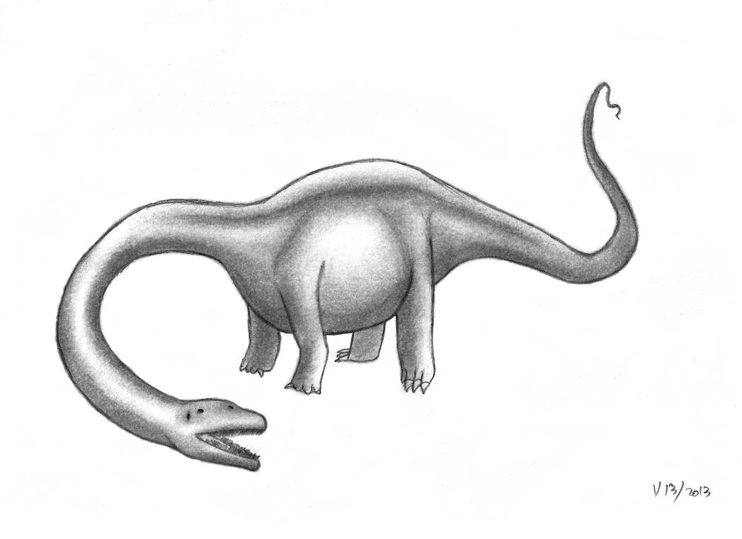Eobrontosaurus by SpinoInWonderland