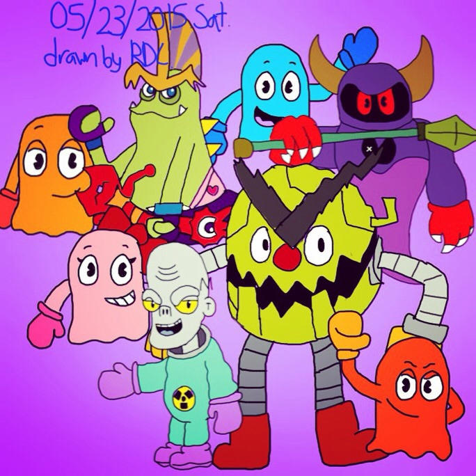 The Villains of Pac-Man by Fester1124 on DeviantArt
