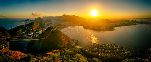 Rio de Janeiro Sunset by scwl