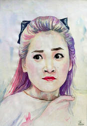 chipu by gau (watercolor portrait)