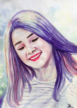 chipu by gau (watercolor portrait)