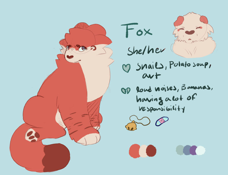 Fox ref sheet by SnailNation on DeviantArt
