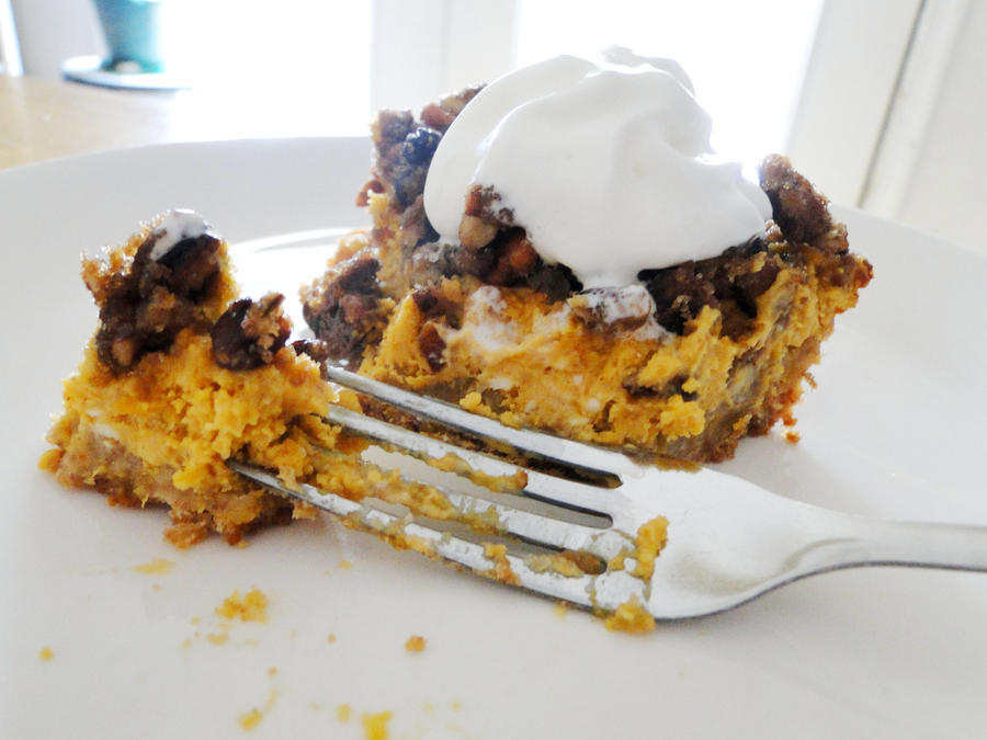 Pumpkin Pecan Cheesecake: Half