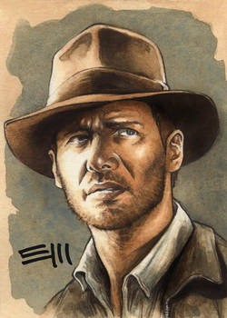 Indiana Jones - Sketch Card