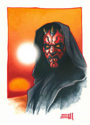 Darth Maul Commissioned Painting
