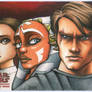 Clone Wars WideVision Sketch Card