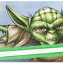 Yoda - Clone Wars WideVision Sketch Card