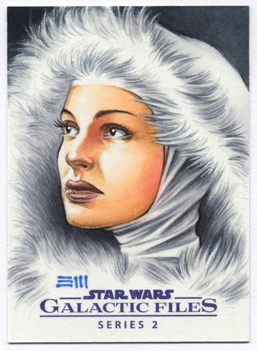 Snowbunny Padme Commissioned SketchCard