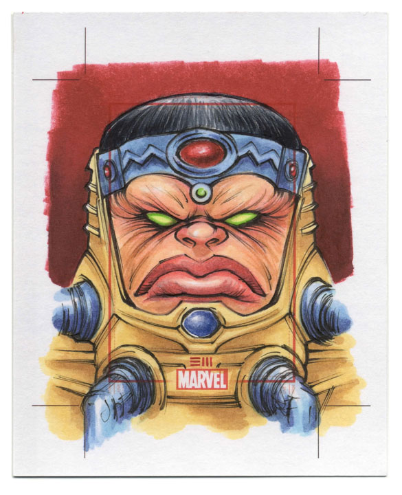 M.O.D.O.K. - Marvel 75th Anniversary SketchCard