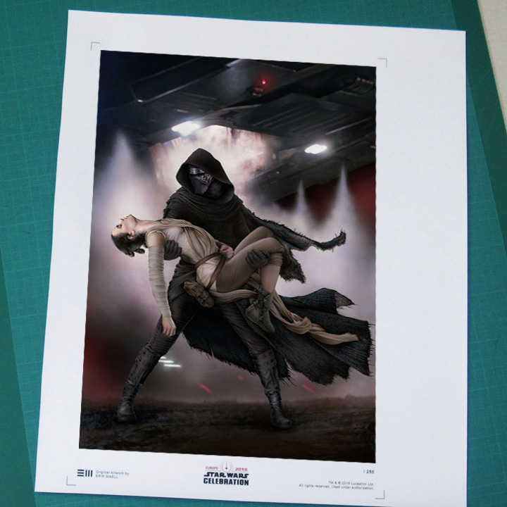 Rey's Abduction - Test Print