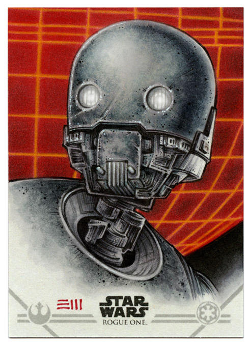 K2so Drawing K-2SO Artist Proof Sketchcard by Erik-Maell on DeviantArt