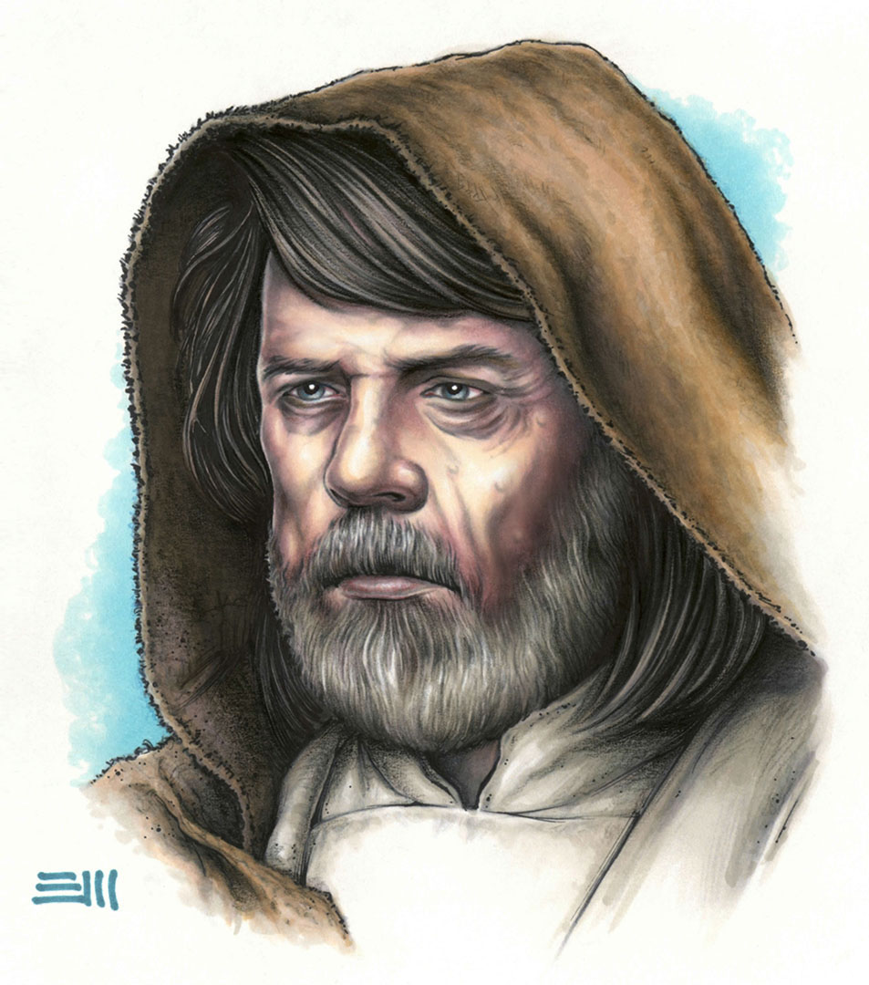 Luke Skywalker Portrait Study by Erik-Maell on DeviantArt